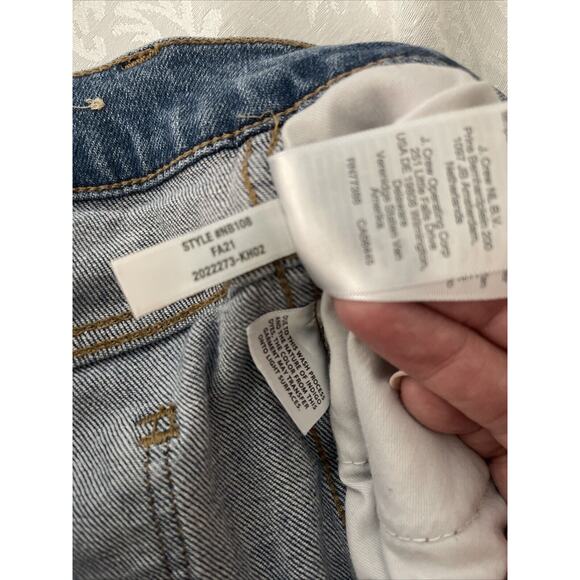 Madewell High-Rise Bootcut Jeans Womens 32T (Tag‎ 29)Blue Raw Hem Denim - Picture 8 of 10